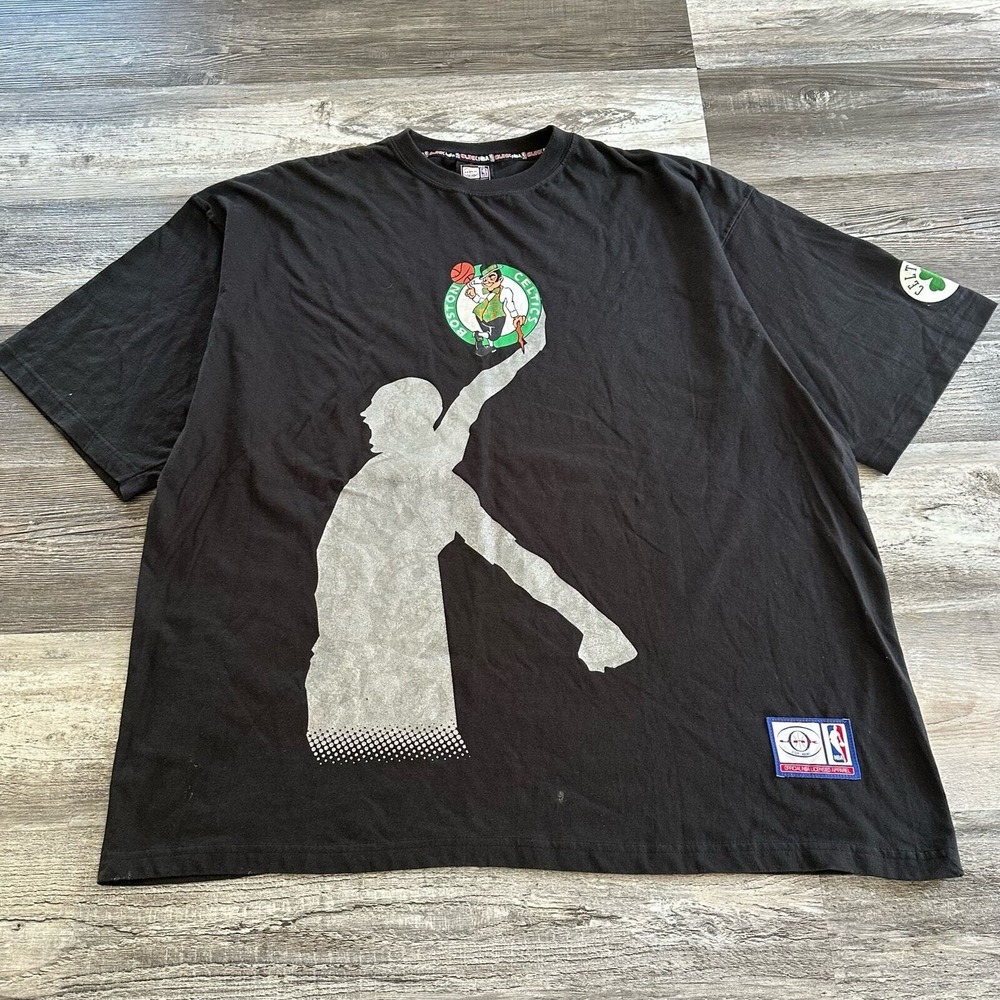 Vintage Y2k unk NBA Black Basketball Celtics‎ Sporty Graphic Tshirt